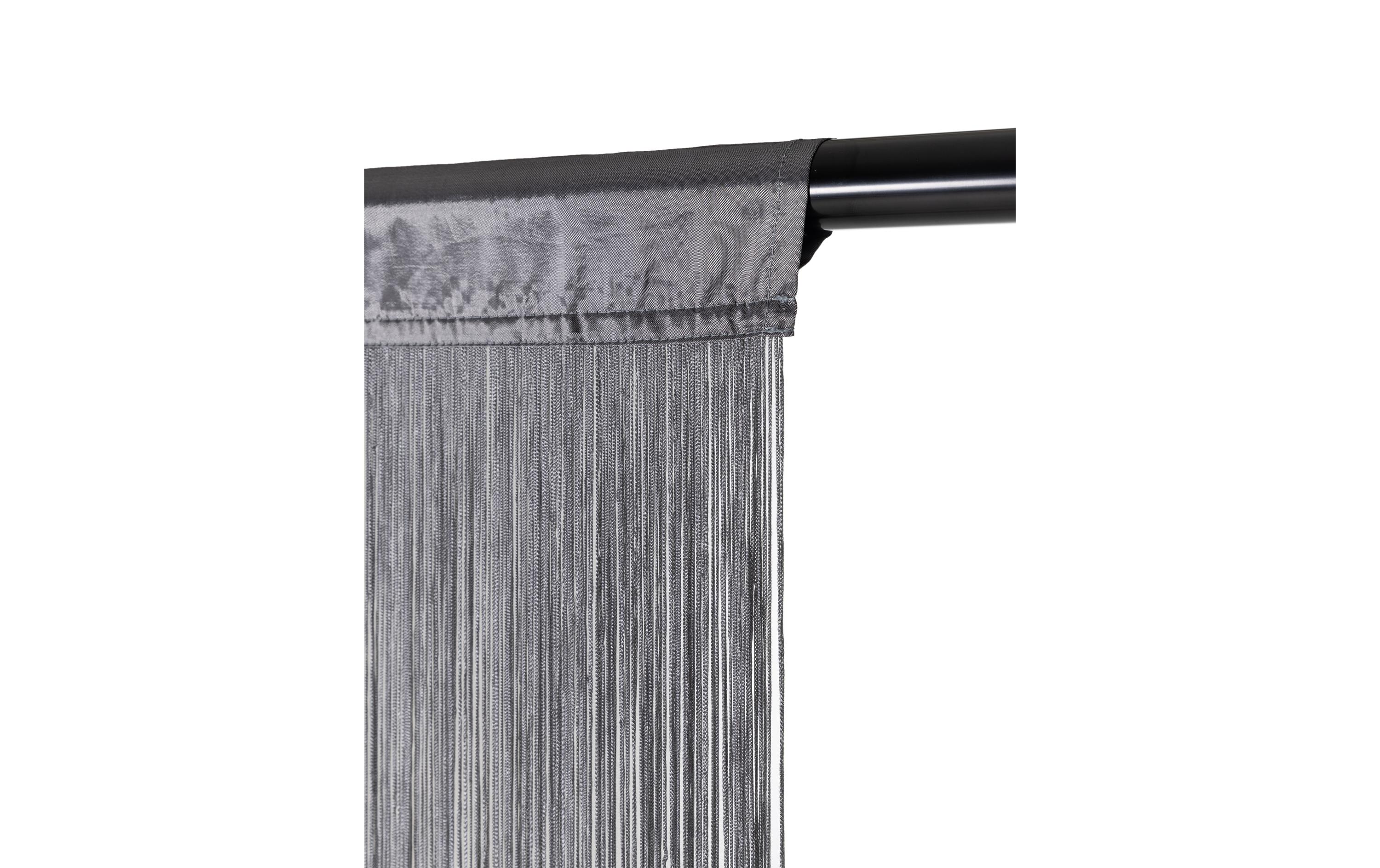 COCON Fadenvorhang 90 cm x 200 cm, Grau