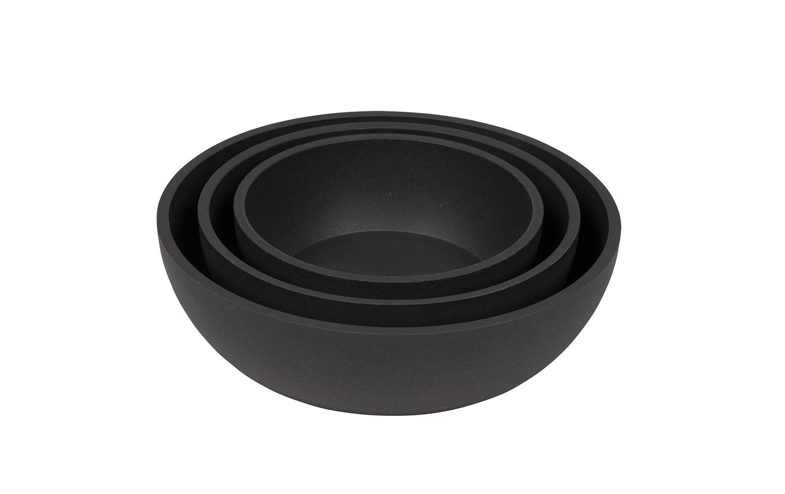 District 70 Bambusnapf Bamboo, Dunkelgrau, S, ø 14 cm