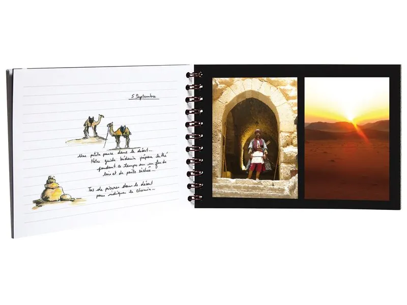 Clairefontaine Fotoalbum AgeBag A4 quer, 40 Blatt, Tabak Clairefontaine Fotoalbum AgeBag A4 quer, 40 Blatt, Tabak