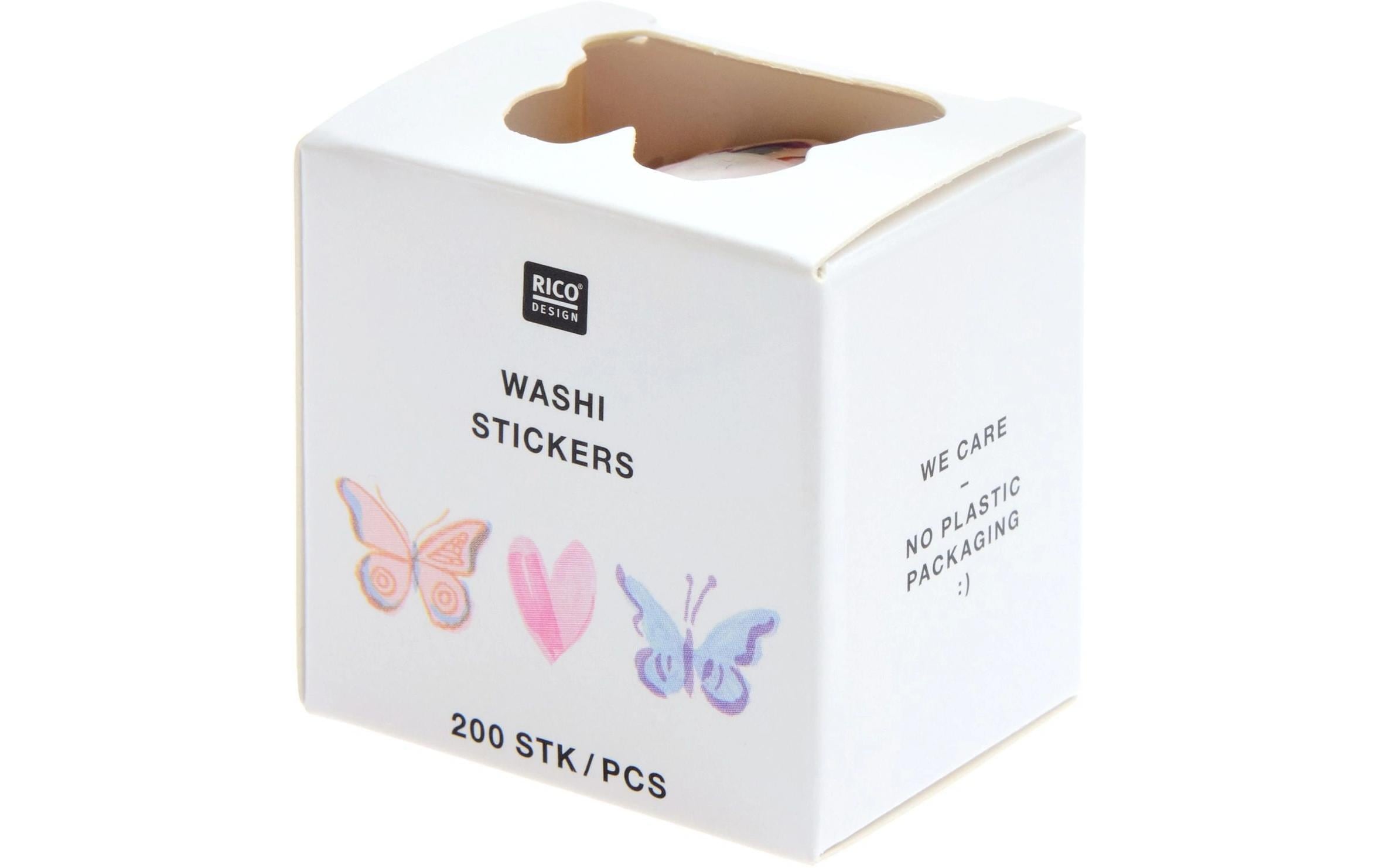 Rico Design Motivsticker Painted Love 200 Stück,