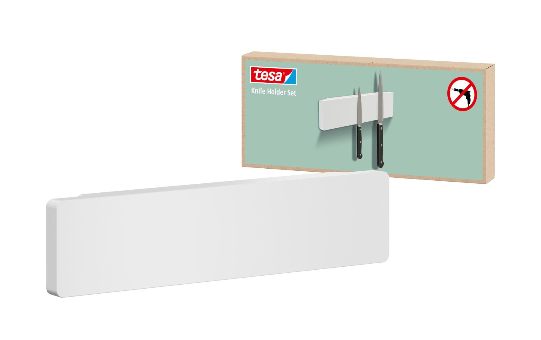 tesa Messerhalter Set Silber