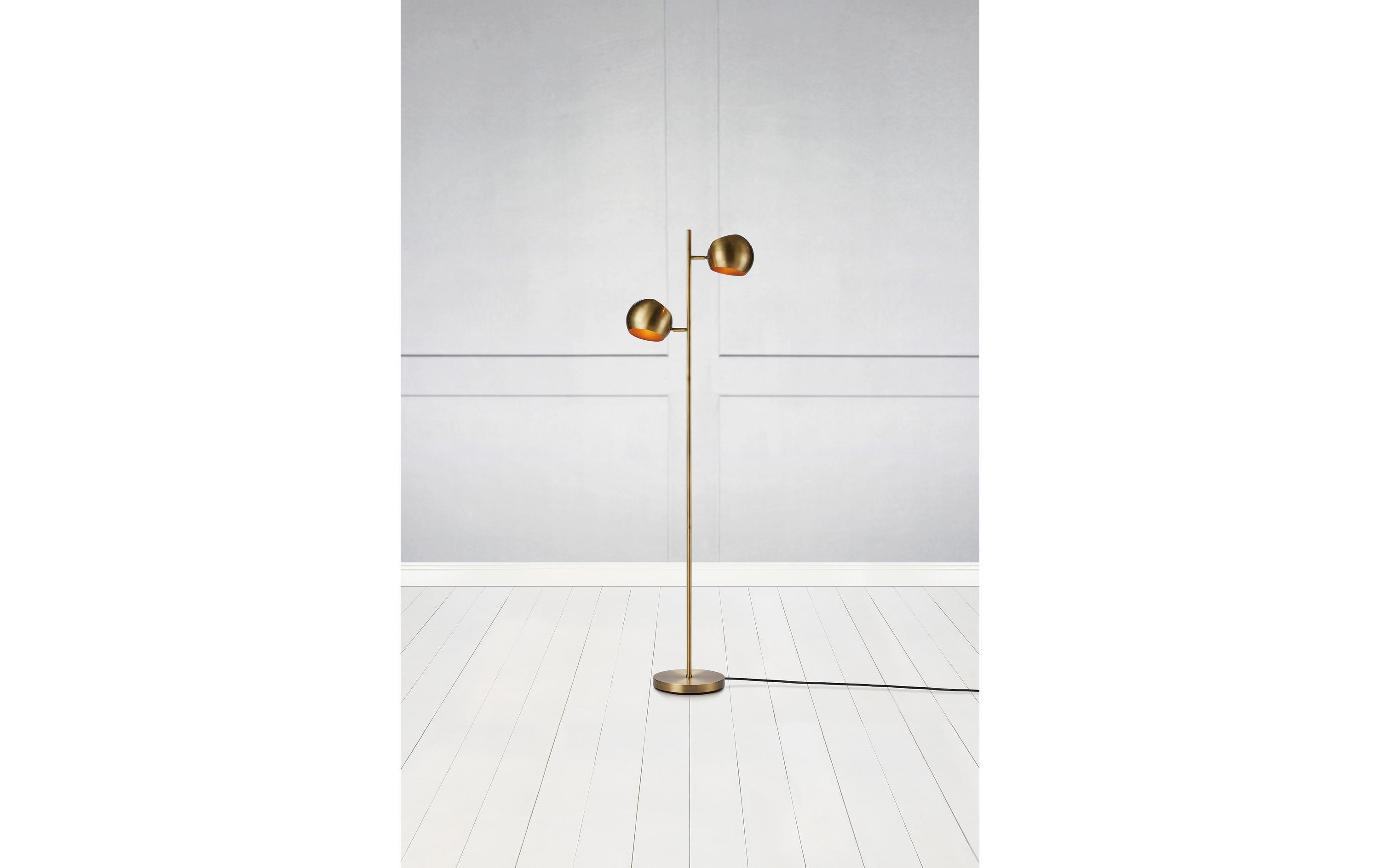 Markslöjd Stehleuchte Edgar, 2 x E14, max. 40W, Antique