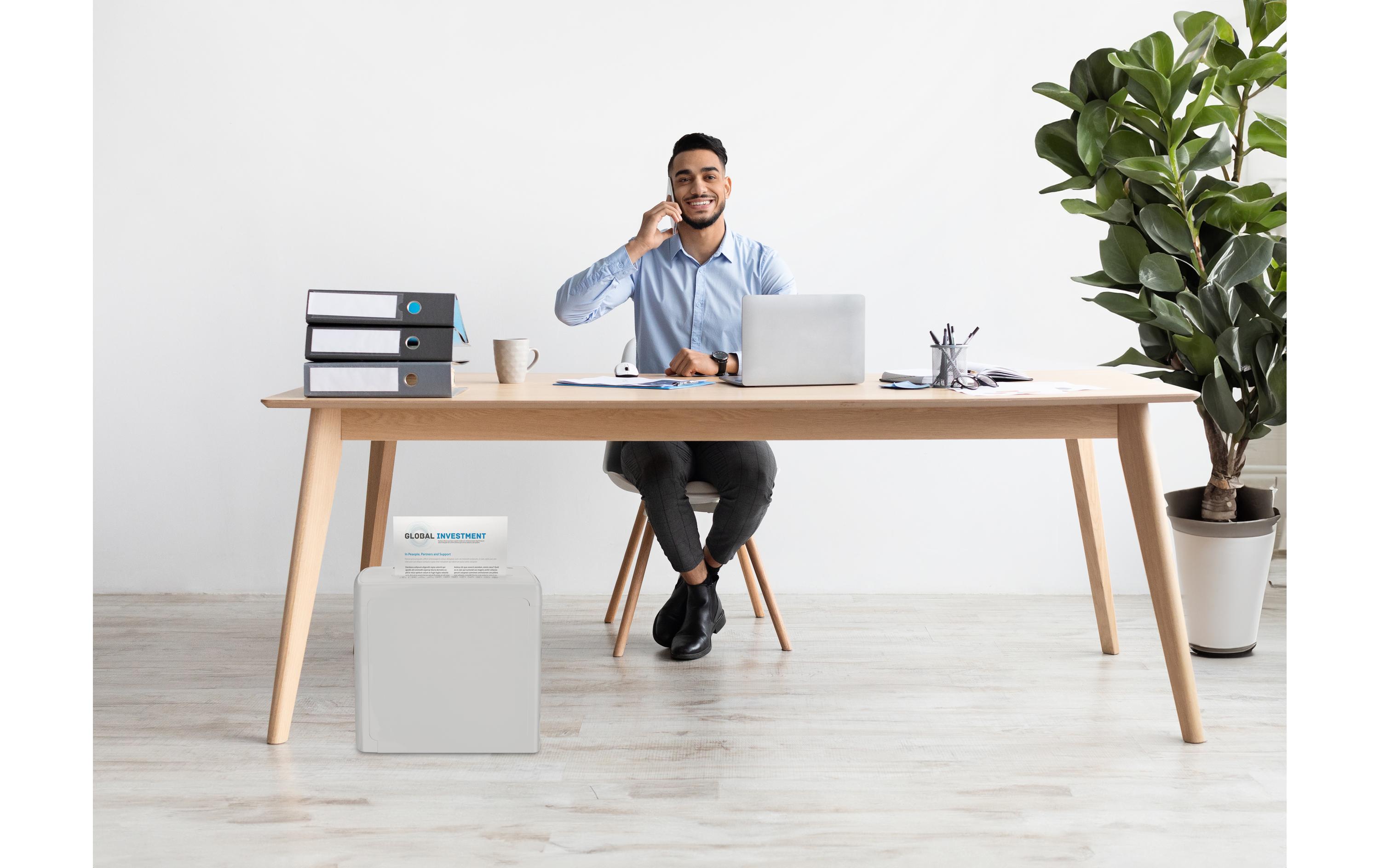 Peach Bürogeräte Aktenvernichter PS500-15 P-4, 6 Blatt