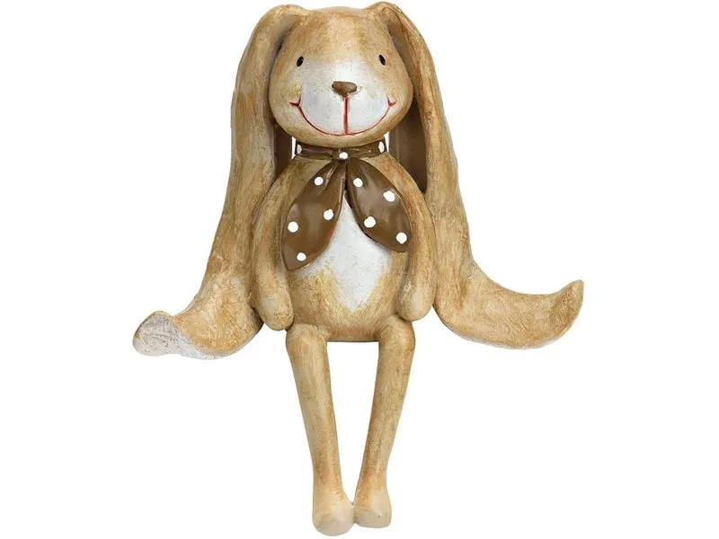 G. Wurm Aufsteller Hase 12 cm, Braun