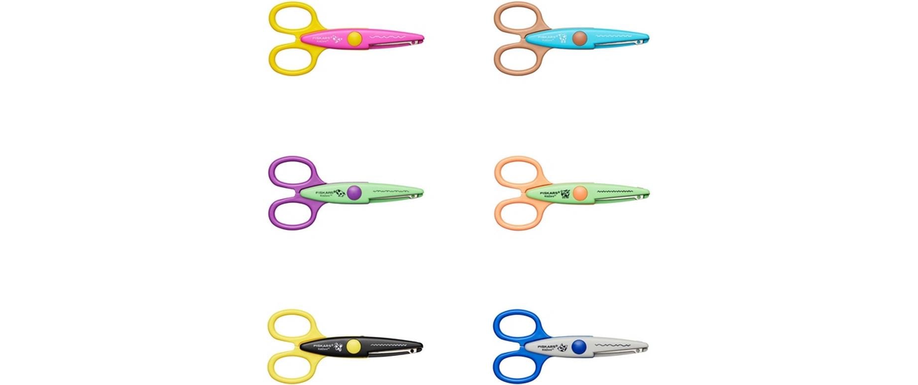 Fiskars Dekorscheren 6-er Set 13 cm, Rostfreier Stahl, Universal