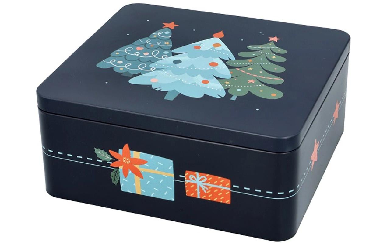 RBV Birkmann Guetzli-Dose Christmas Night Box L:18x16 cm, Box XL:21x19 cm