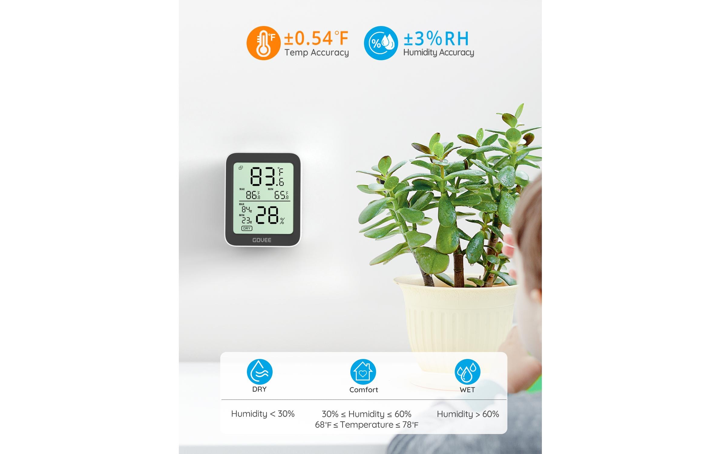 Govee Wetterstation Bluetooth Thermometer/Hygrometer