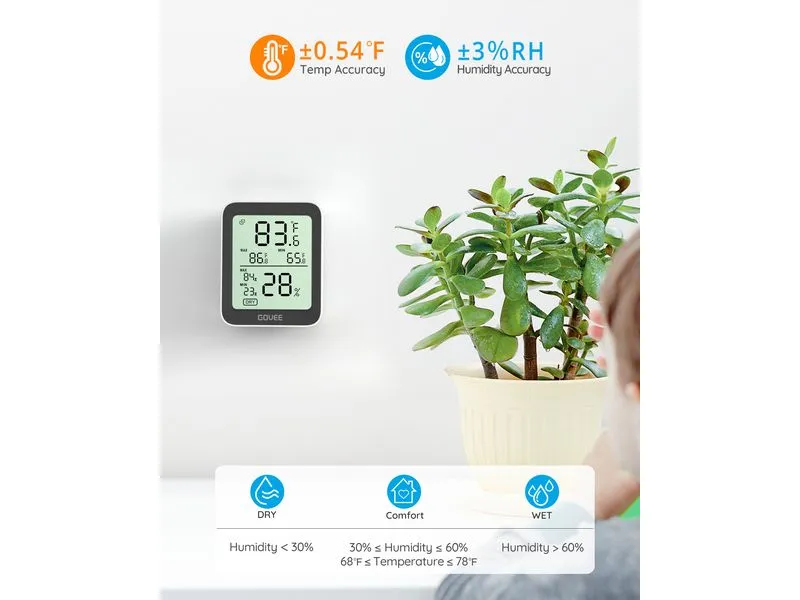 Govee Wetterstation Bluetooth Thermometer/Hygrometer Govee Wetterstation Bluetooth Thermometer/Hygrometer
