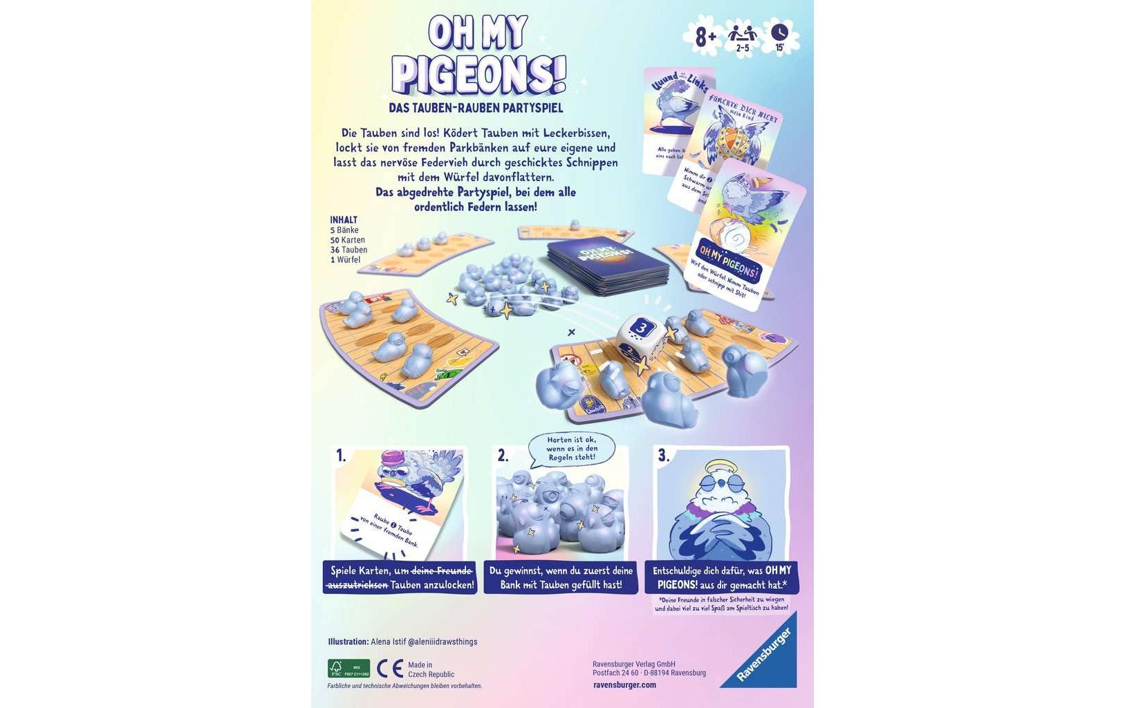 Ravensburger Partyspiel Oh my Pigeons!