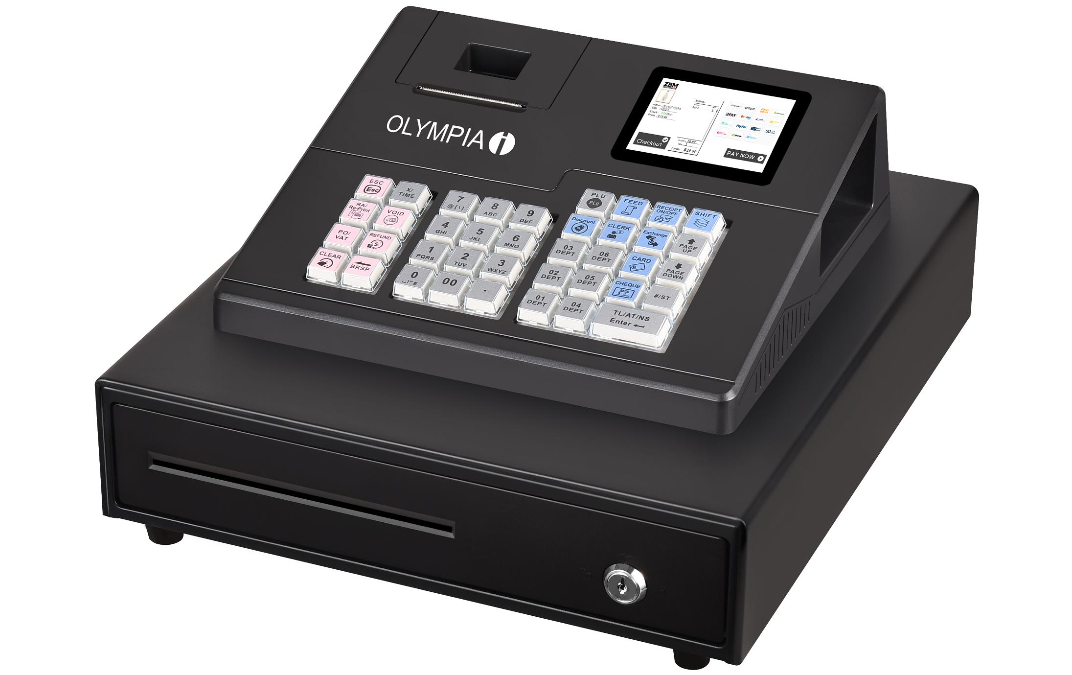 Olympia Registrierkasse K100 Schwarz