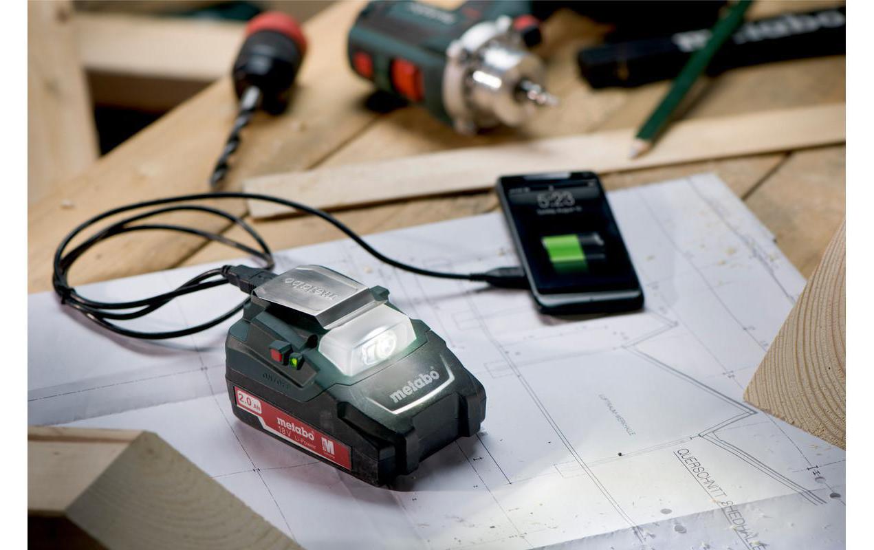 Metabo Akku Adapter PA 14.4-18 LED-USB
