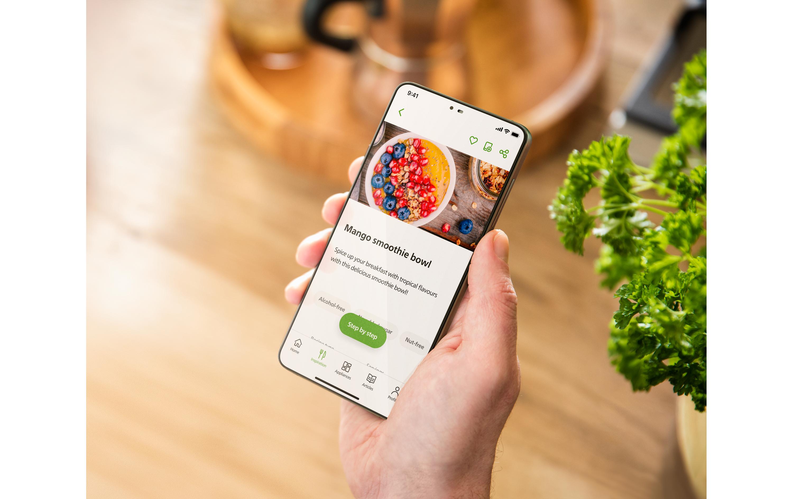 Philips Standmixer HR3760/12 7000 Series Edelstahl/Schwarz