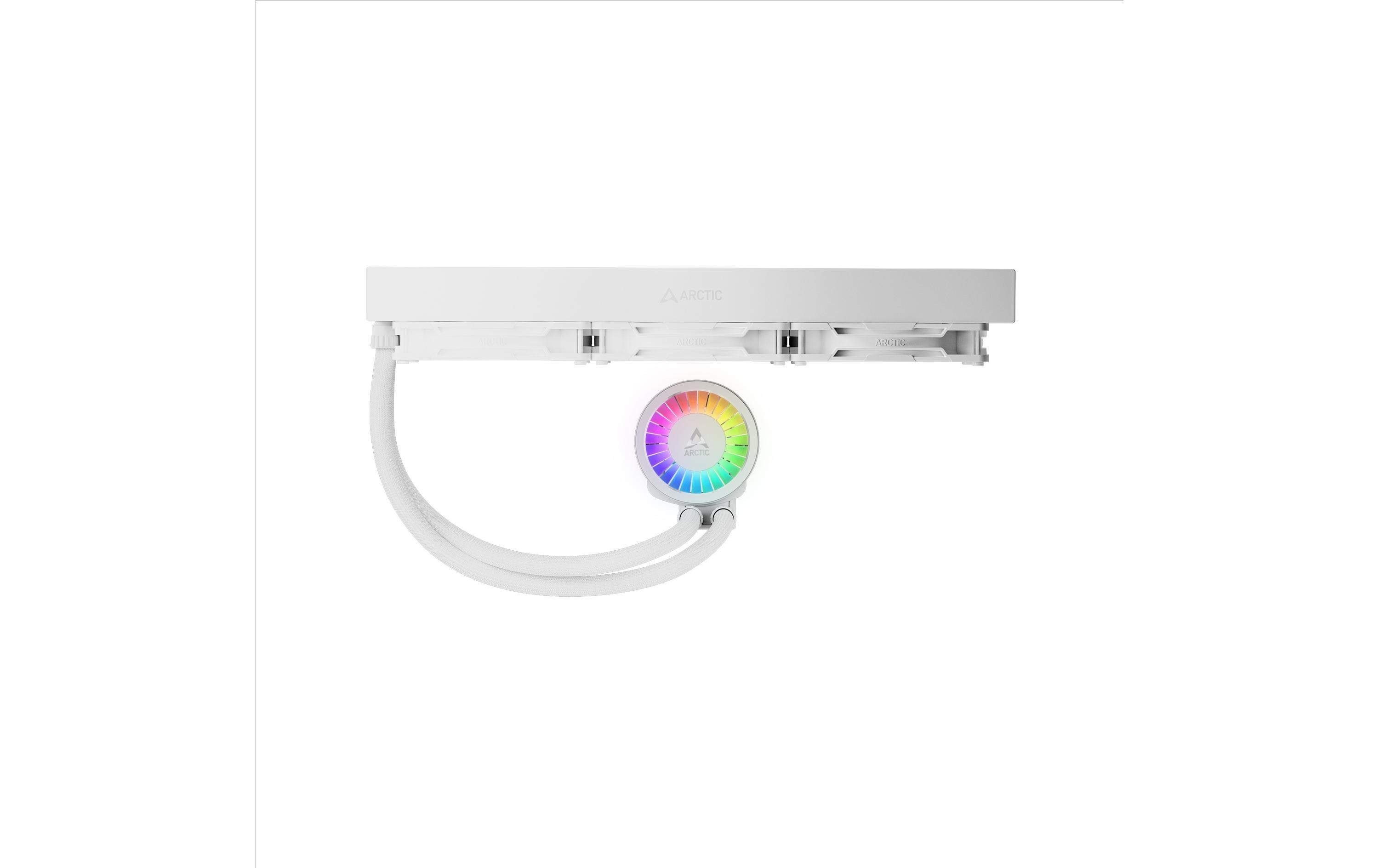 Arctic Cooling Wasserkühlung Liquid Freezer III Pro 420 A-RGB Weiss