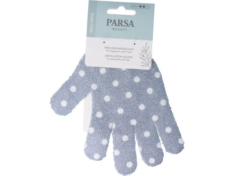 Parsa Beauty Peelinghandschuh Grau