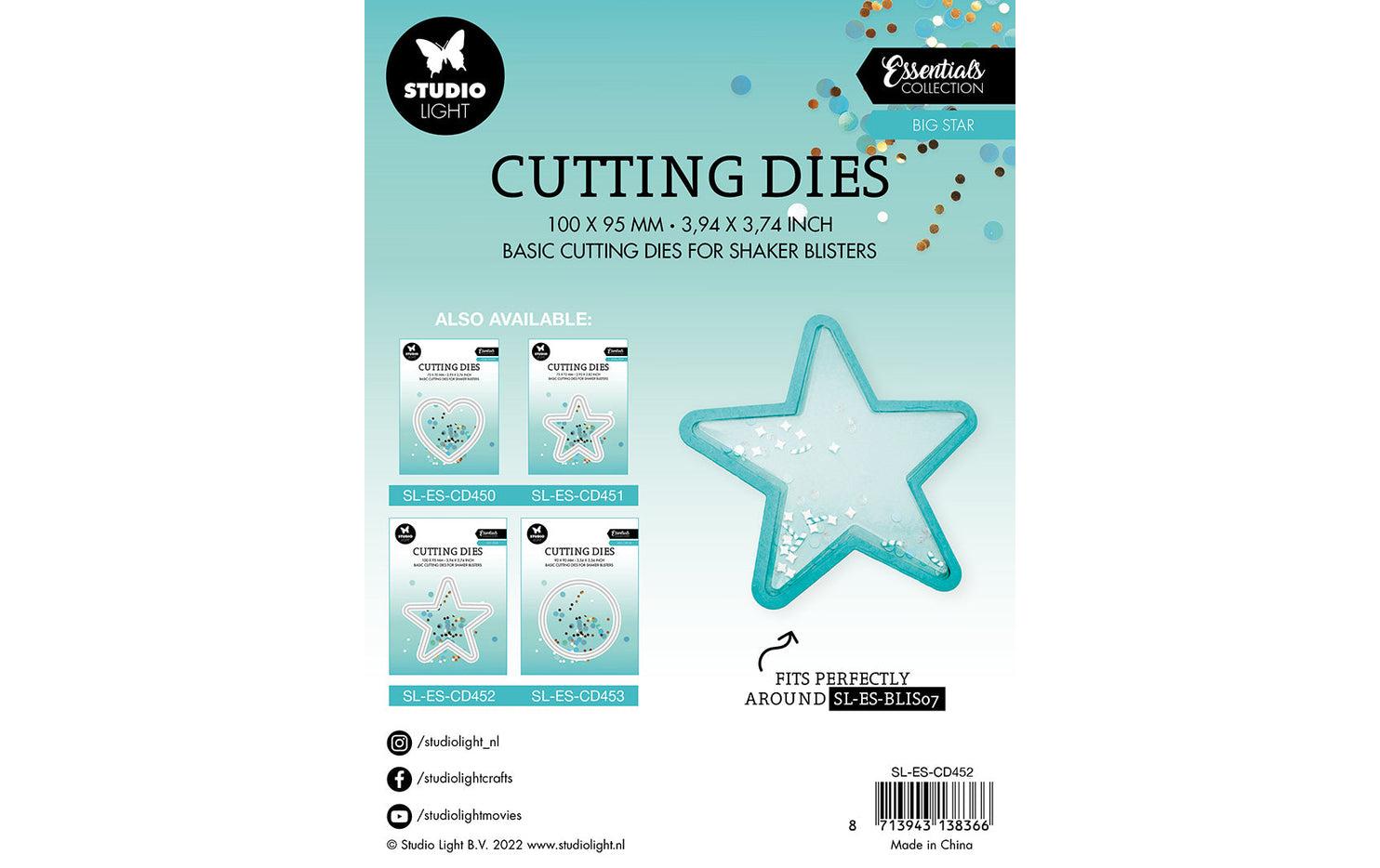 Studio Light Stanzschablone Herzform Essentials 100 x 95 x 1 mm, 2 Stück Studio Light Stanzschablone Herzform Essentials 100 x 95 x 1 mm, 2 Stück