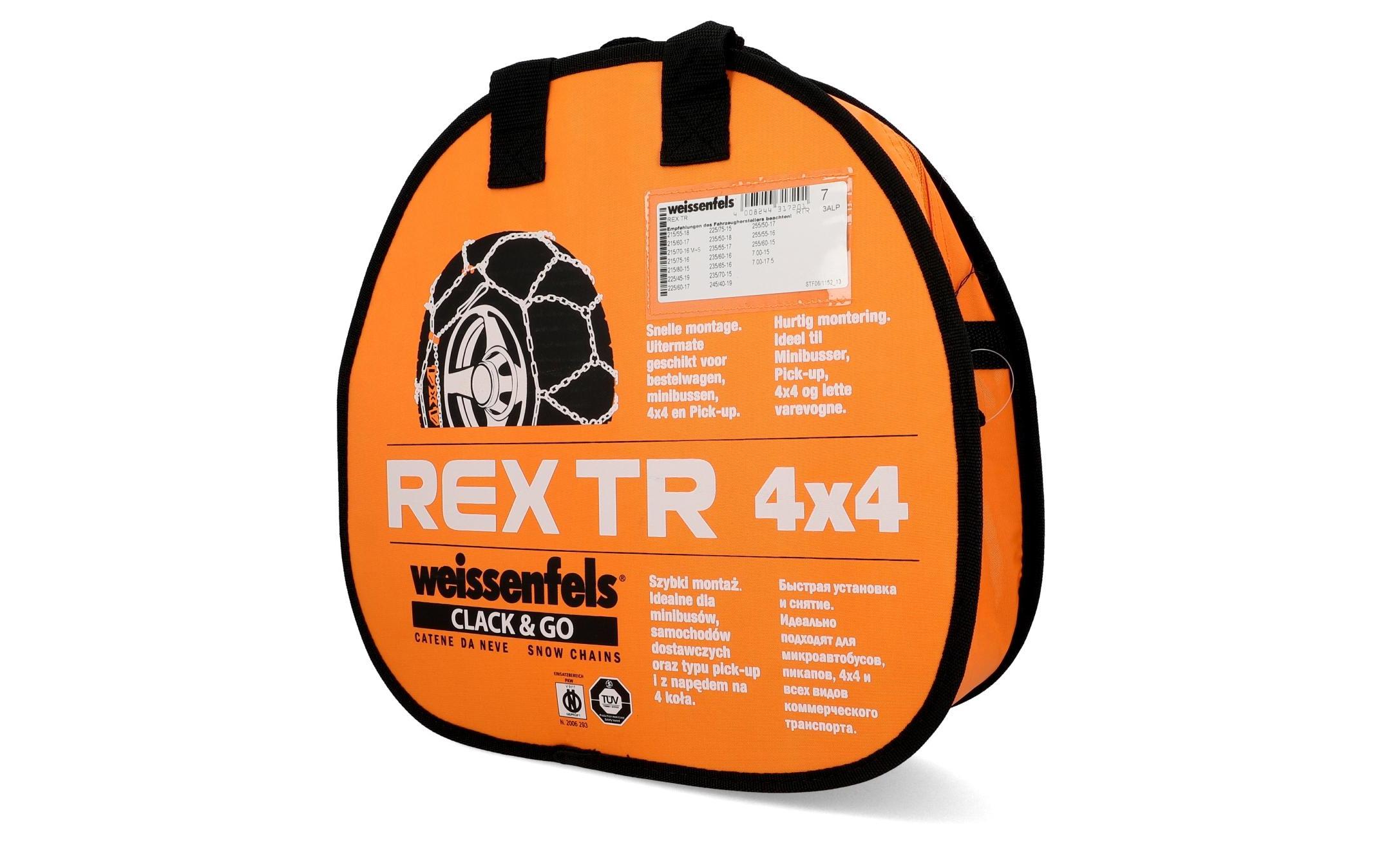 Weissenfels Stahlschneekette Rex TR 4 x 4 Gruppe 7