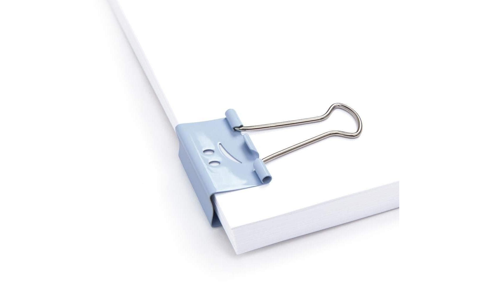 Rapesco Papierklemme 32 mm, Hellblau