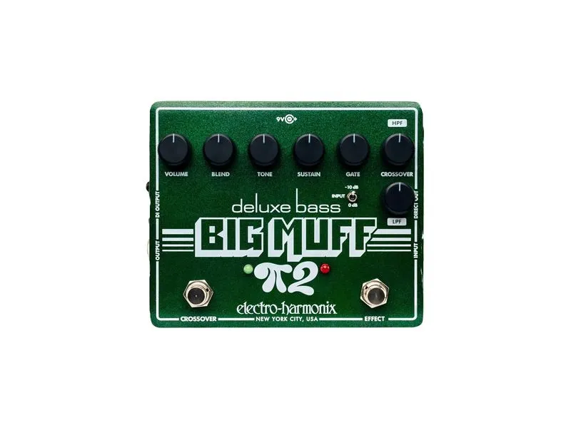 Electro-Harmonix Deluxe Bass Big Muff Pi 2 Analog Dual Op-Amp Fuzz