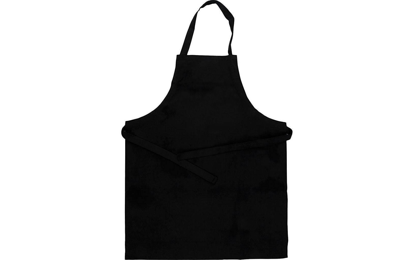 Creativ Company Kinderschürze 55 x 70 cm Baumwolle, Schwarz Creativ Company Kinderschürze 55 x 70 cm Baumwolle, Schwarz