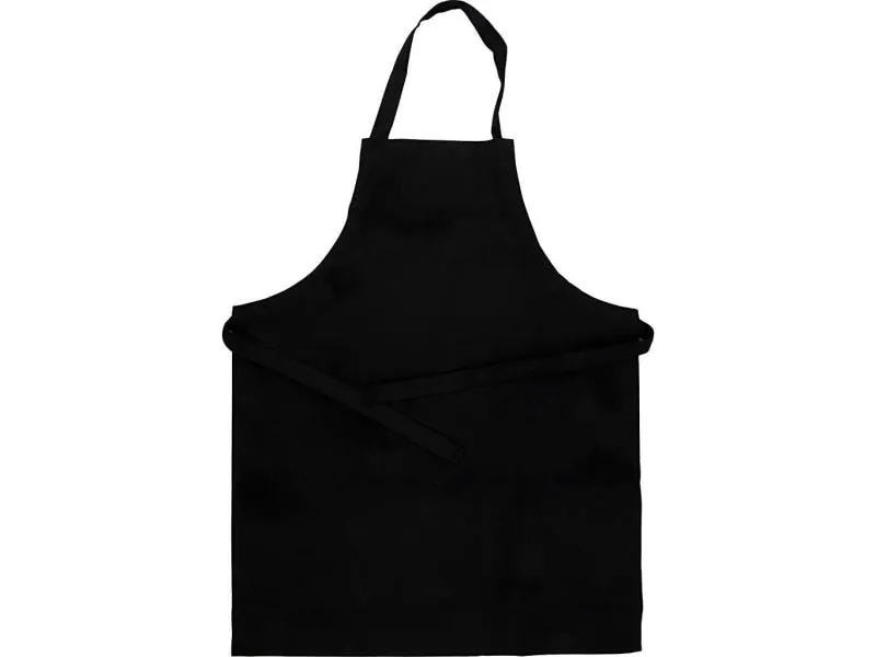 Creativ Company Kinderschürze 55 x 70 cm Baumwolle, Schwarz Creativ Company Kinderschürze 55 x 70 cm Baumwolle, Schwarz