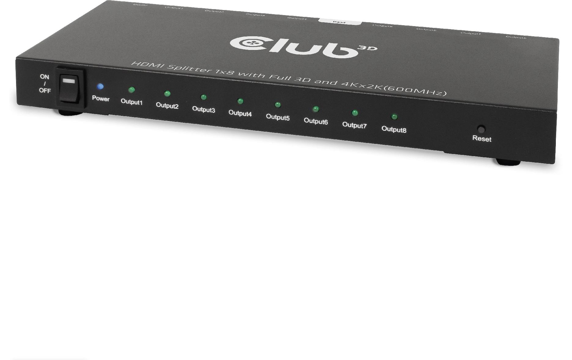 Club 3D 8-Port Signalsplitter CSV-1383