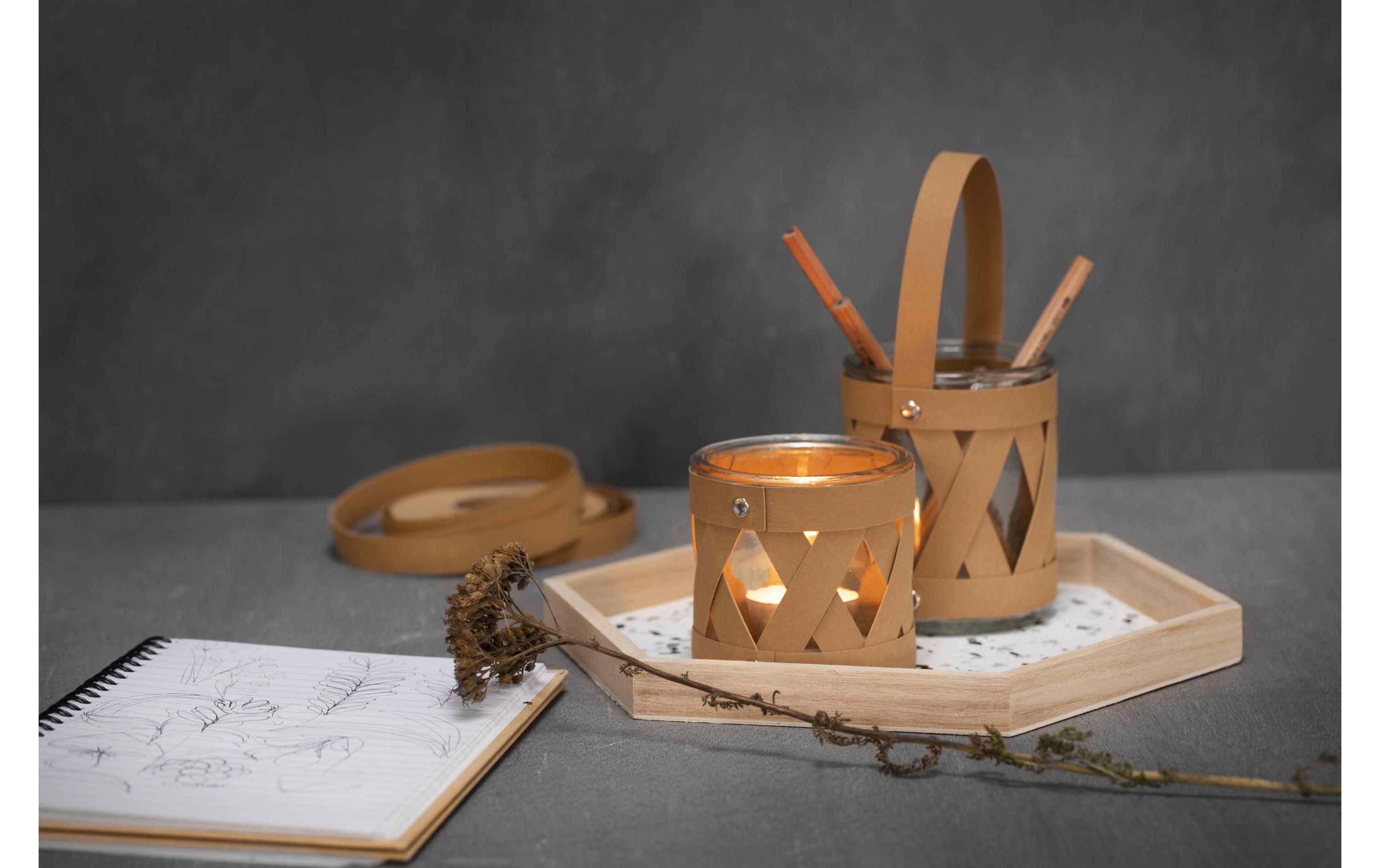 Creativ Company Hohlnieten 7 mm Silber, 50 Stück