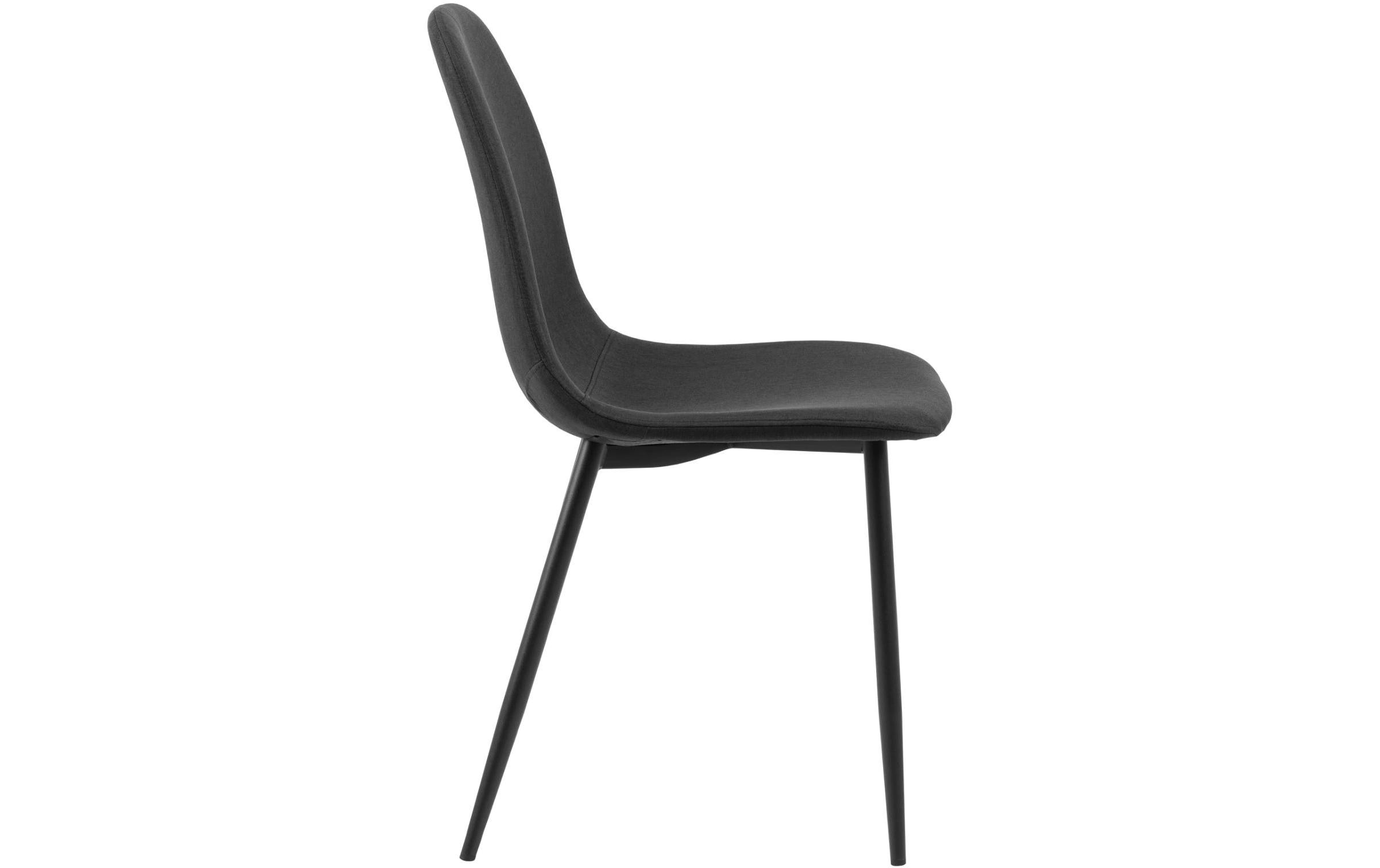 AC Design Stuhl Celia 4 Stück, Schwarz