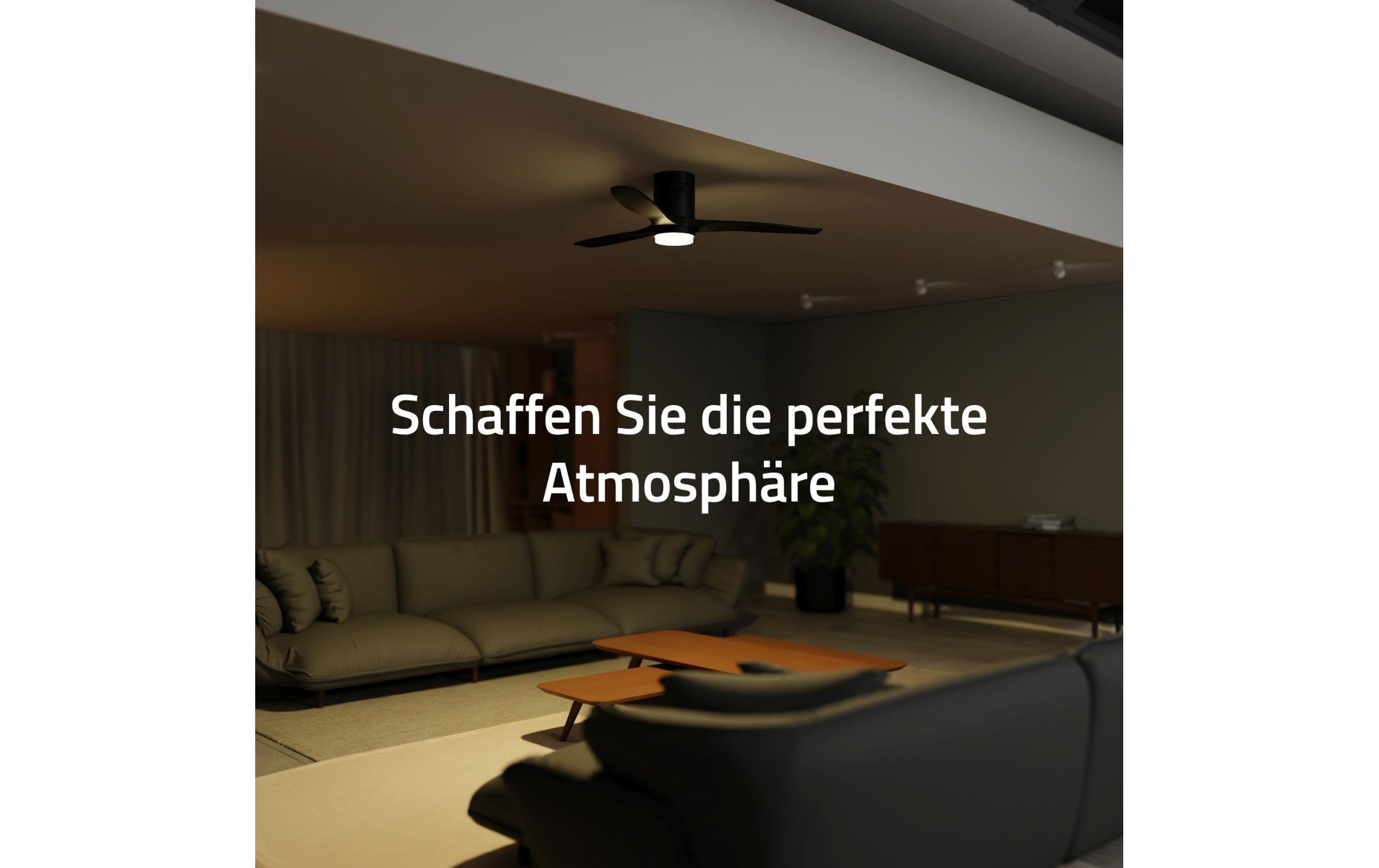 hombli Deckenventilator 1320 mm, Schwarz hombli Deckenventilator 1320 mm, Schwarz