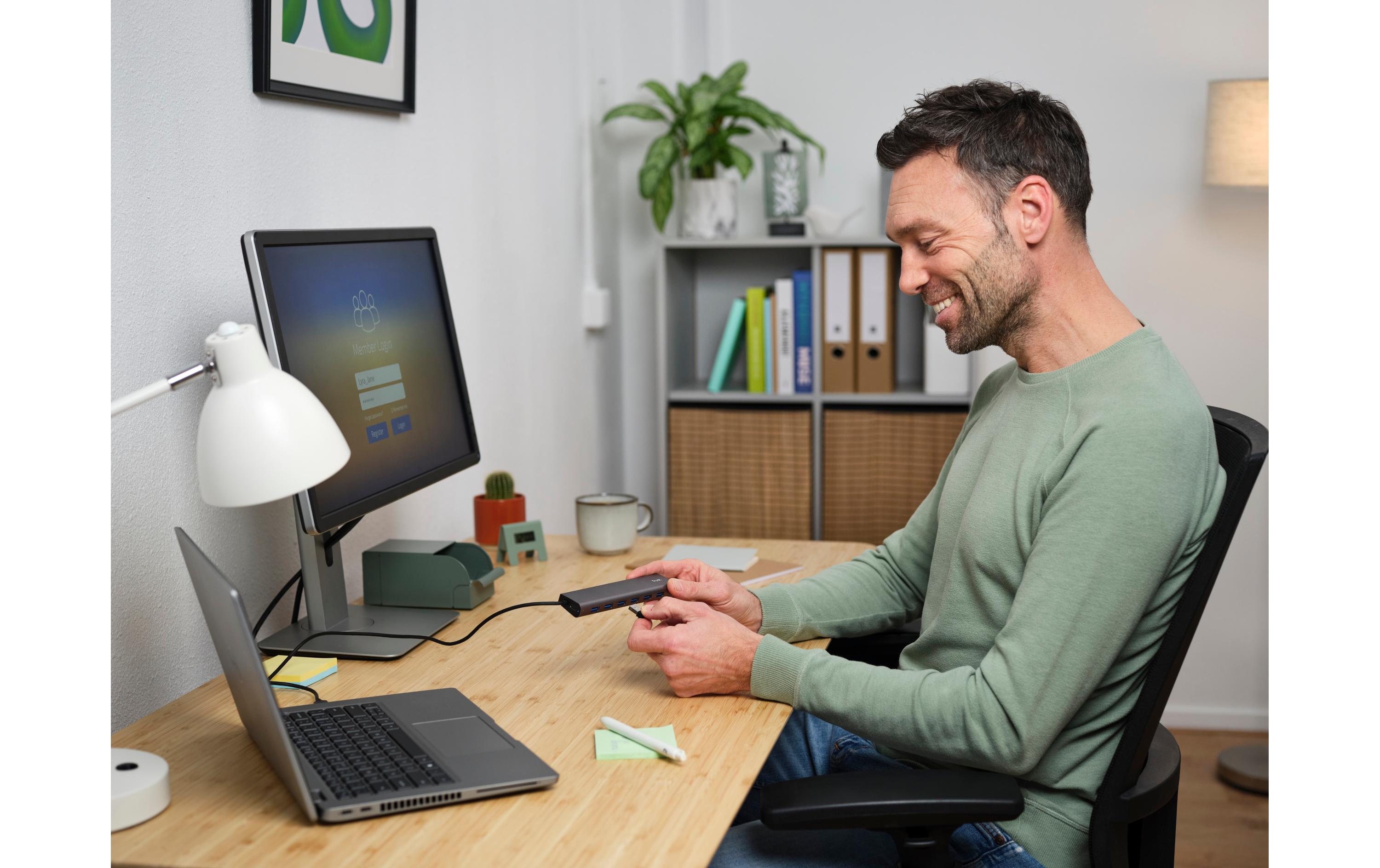 Trust USB-Hub Halyx 7C