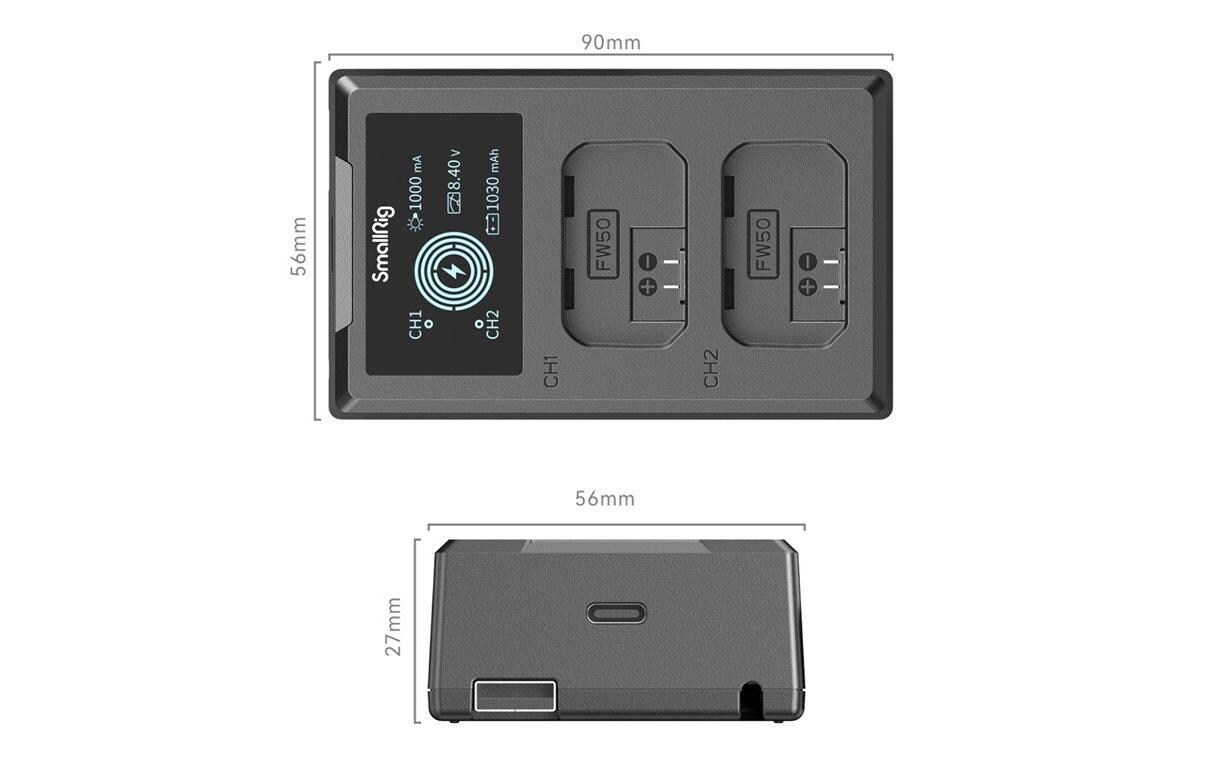 Smallrig Ladegerät Sony NP-FW50
