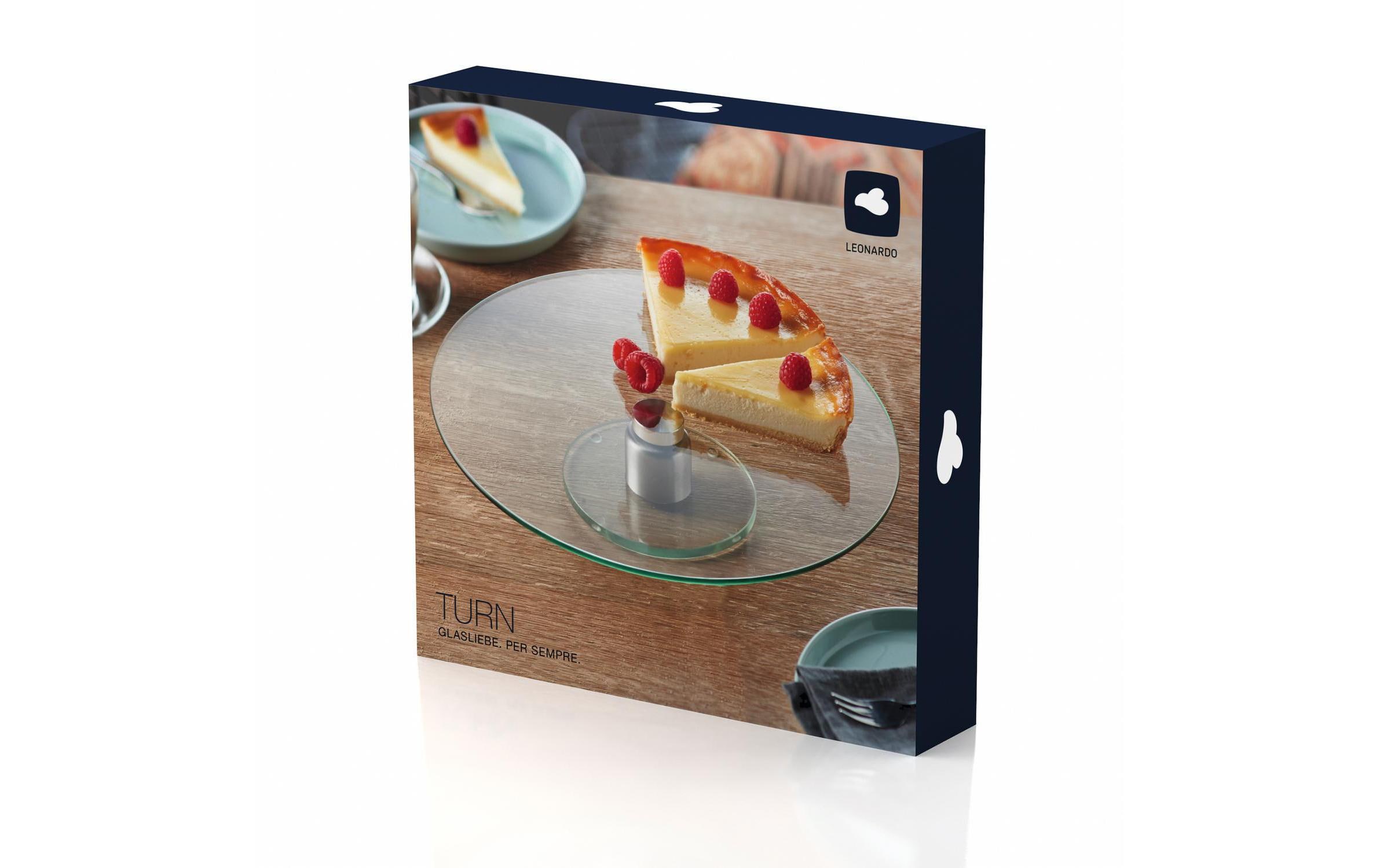 Leonardo Tortenplatte Turn Transparent