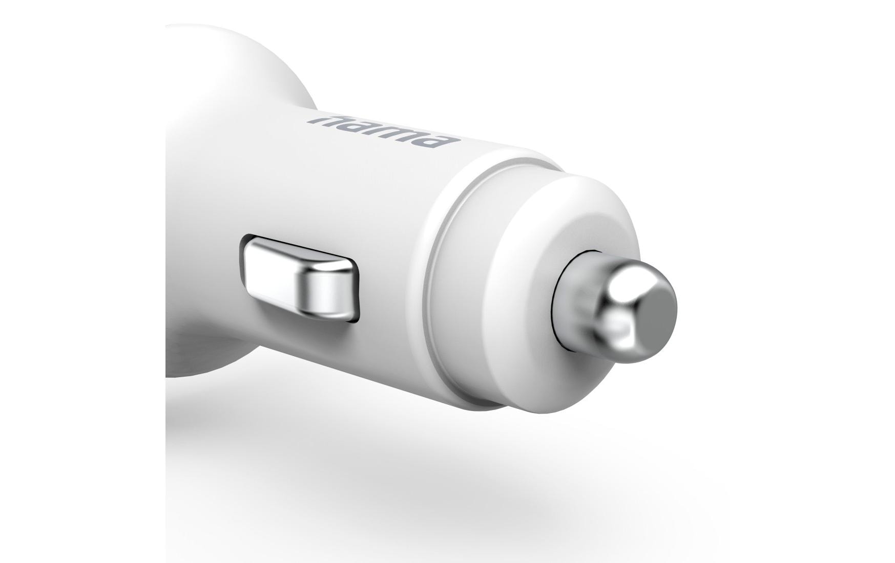 Hama Autoladegerät Car Charger Lightning 20 W Weiss