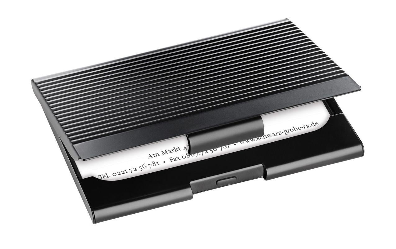 Sigel Kreditkartenetui 9.5 x 6.2 x 7 cm, Schwarz