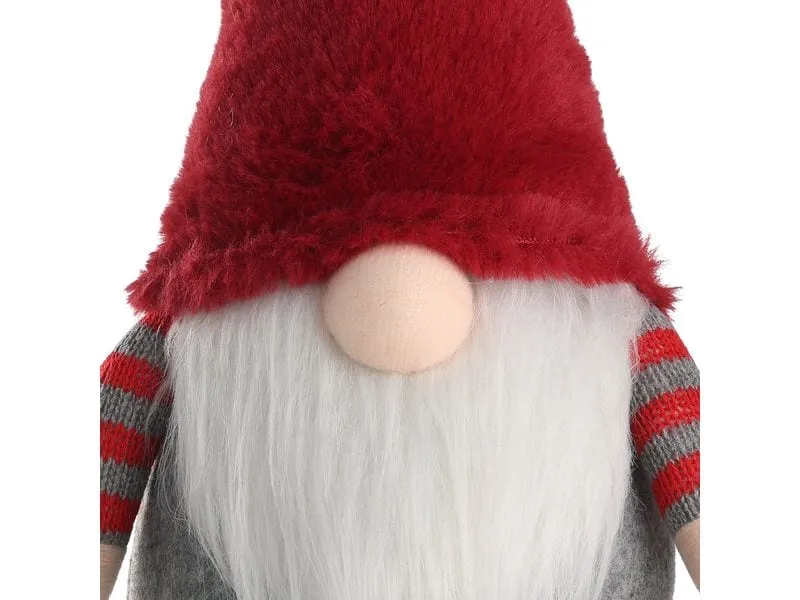 EGLO Weihnachtsfigur Ikara 35 cm, Grau/Rot