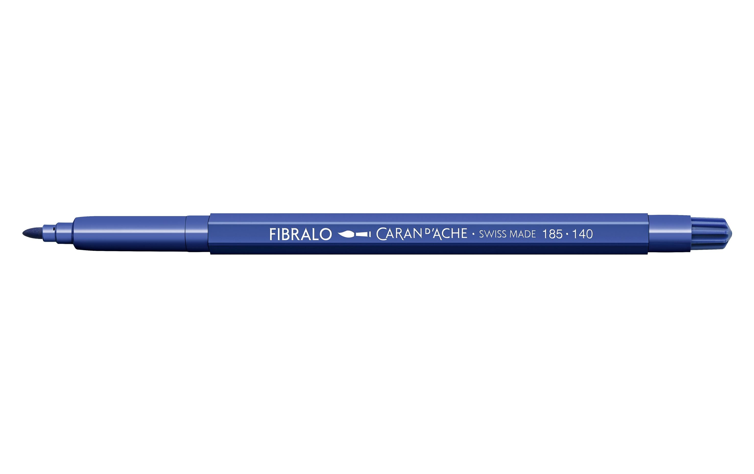 Caran d'Ache Filzstift Fibralo 1 Stück, Ultramarinblau