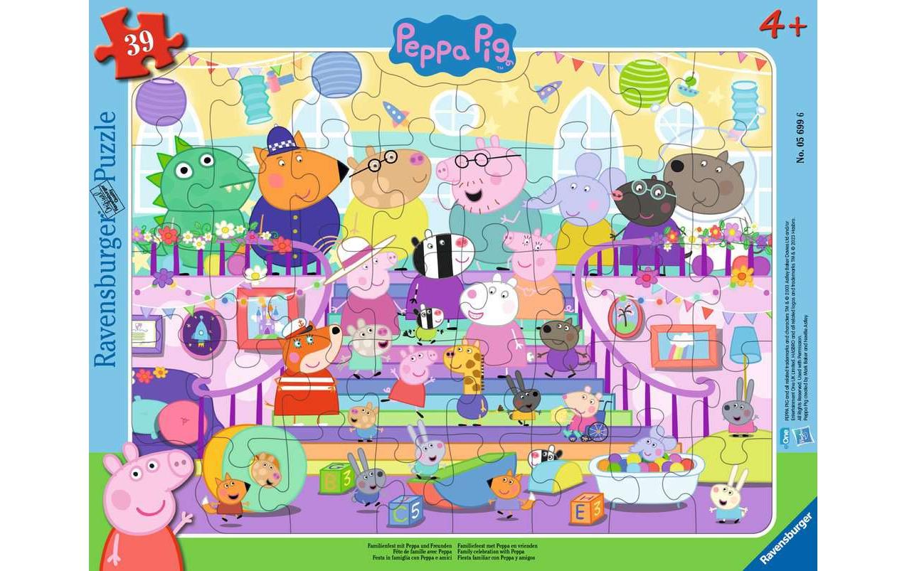 Ravensburger Kleinkinder Puzzle Familienfest mit Peppa und Freunden Ravensburger Kleinkinder Puzzle Familienfest mit Peppa und Freunden