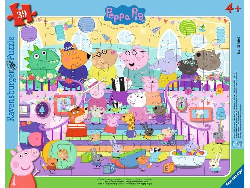 Ravensburger Kleinkinder Puzzle Familienfest mit Peppa und Freunden Ravensburger Kleinkinder Puzzle Familienfest mit Peppa und Freunden