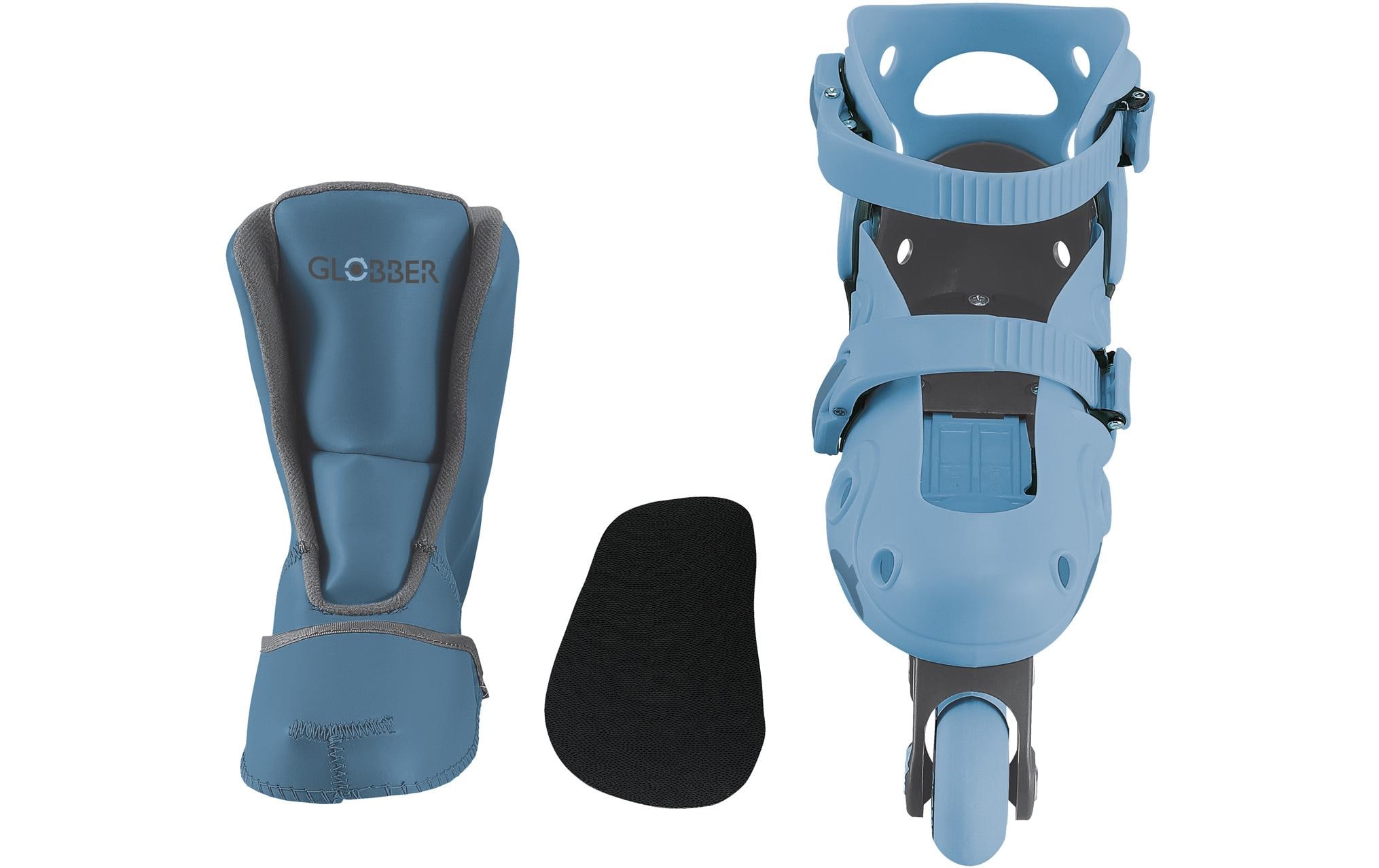GLOBBER Inline-Skates 2 in 1 Gr. 26-29, Aschblau