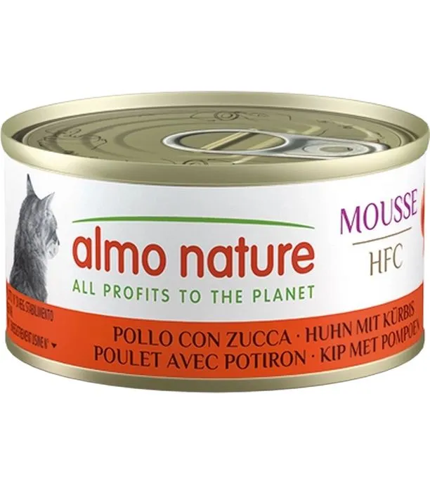 Almo Nature Nassfutter HFC Mousse Huhn mit Kürbis 70 g