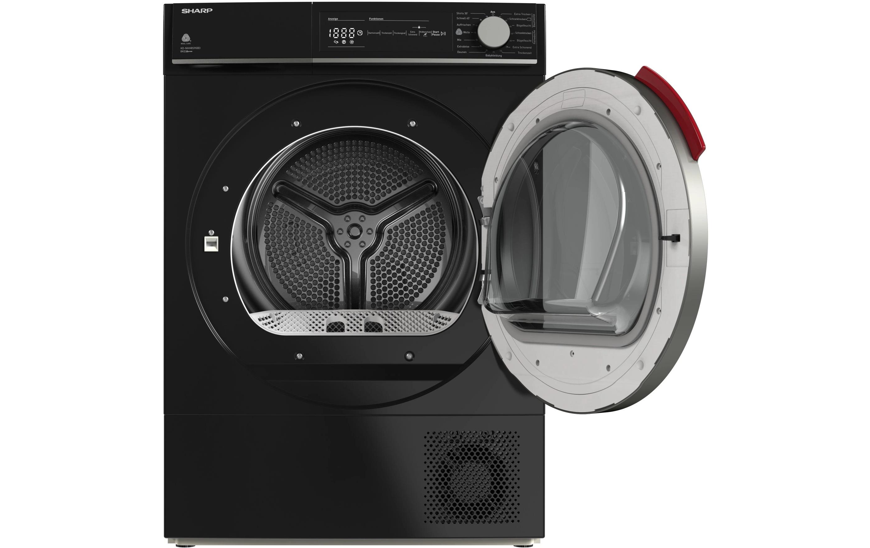 Sharp Wäschetrockner KD-NHH8S9GB3-DE Rechts Sharp Wäschetrockner KD-NHH8S9GB3-DE Rechts