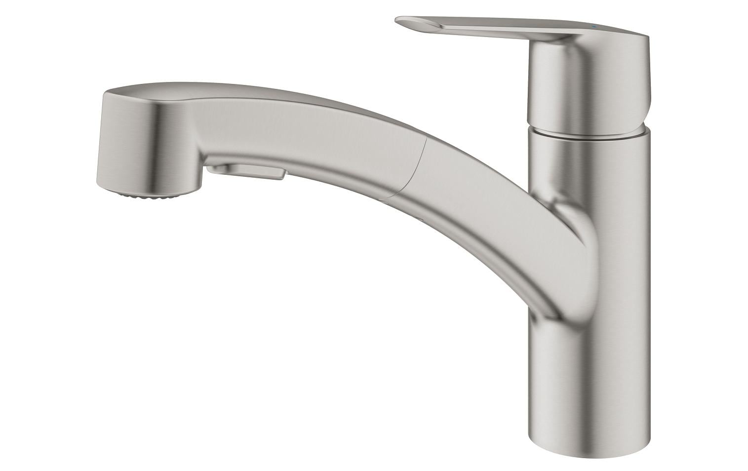 GROHE Küchenarmatur Start 1/2″, Supersteel, herausziehbar GROHE Küchenarmatur Start 1/2″, Supersteel, herausziehbar
