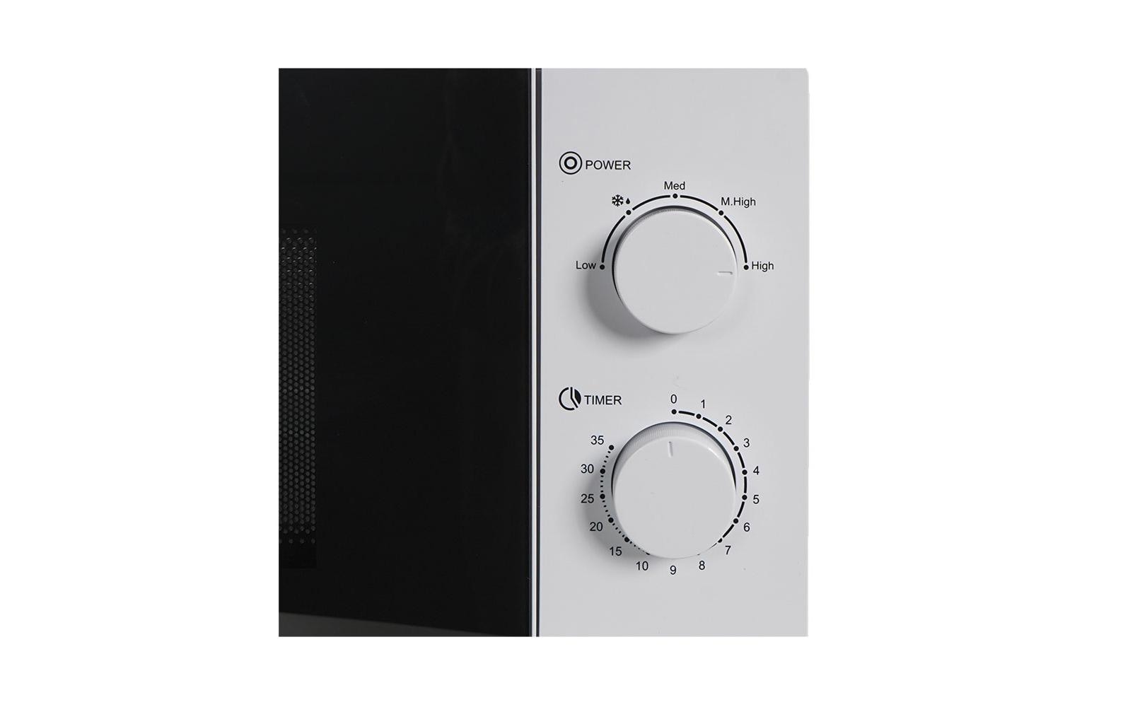 Berger Lanz Mikrowelle mit Grill MW20P71 Schwarz/Weiss