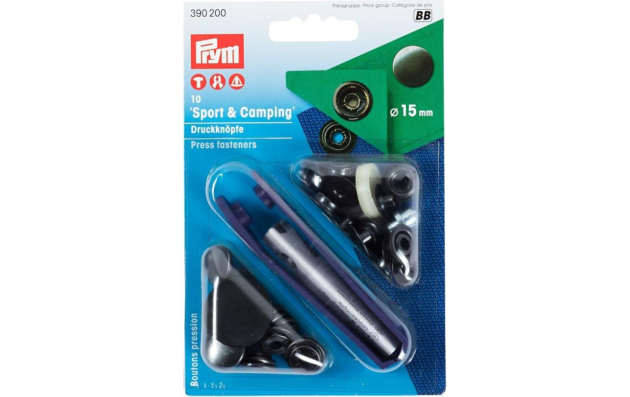 Prym Druckknöpfe Camping 15 mm, 10 Stück Prym Druckknöpfe Camping 15 mm, 10 Stück