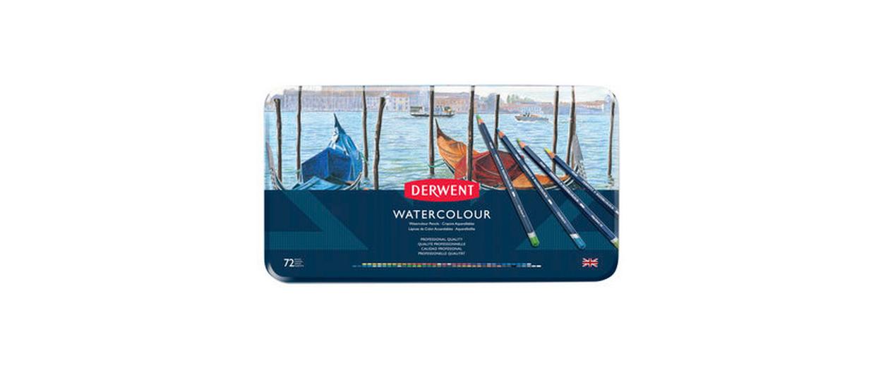 Derwent Watercolour Aquarellstifte, mehrfarbig, 72-teilig Derwent Watercolour Aquarellstifte, mehrfarbig, 72-teilig