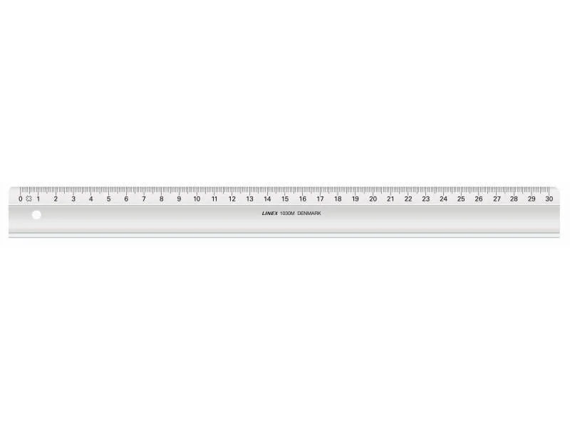 Linex Lineal mit Tuschekante, 30 cm