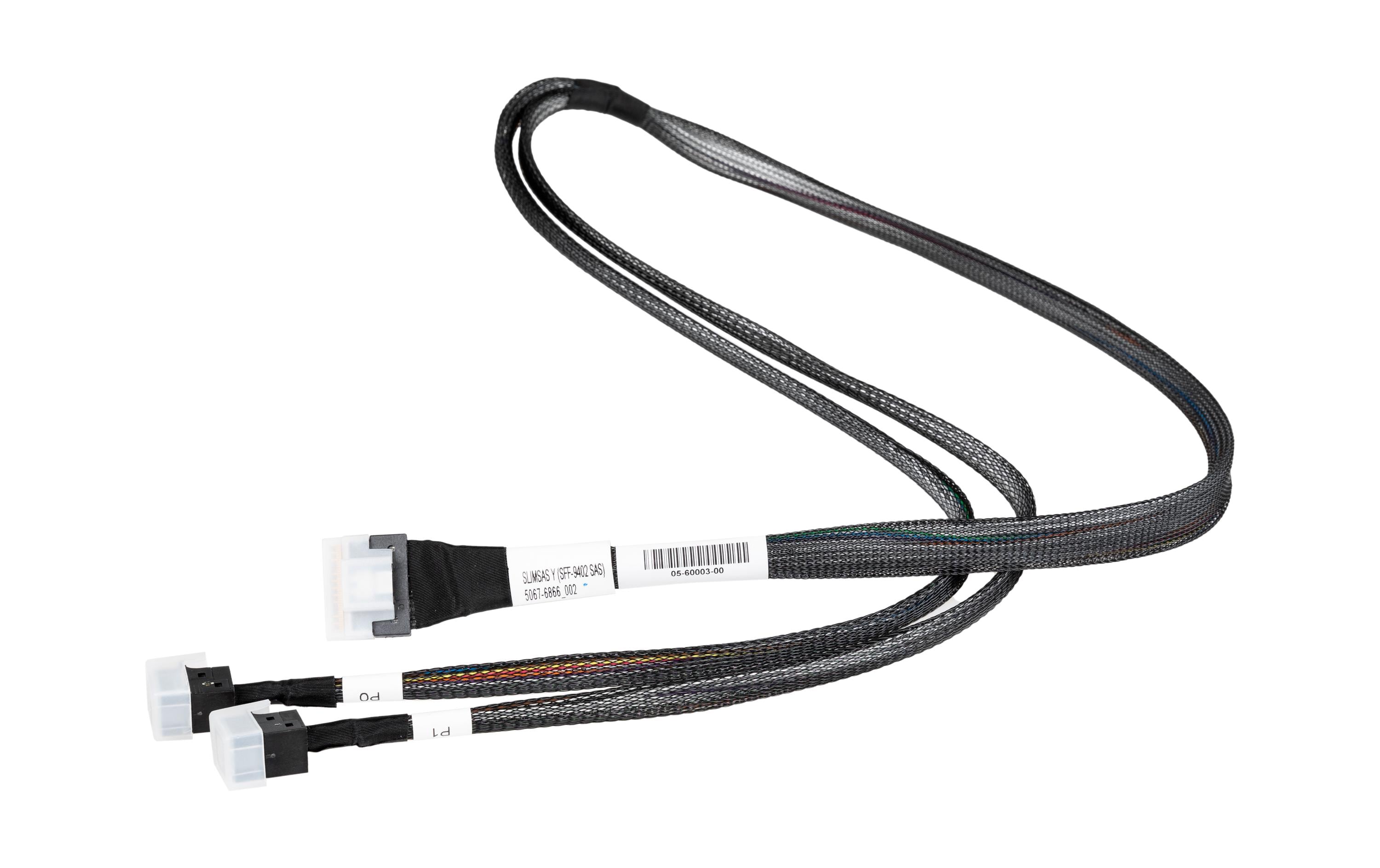 Broadcom SAS-Kabel 05-60003-00 SFF-8654 -2x SFF-8643 100 cm Broadcom SAS-Kabel 05-60003-00 SFF-8654 -2x SFF-8643 100 cm
