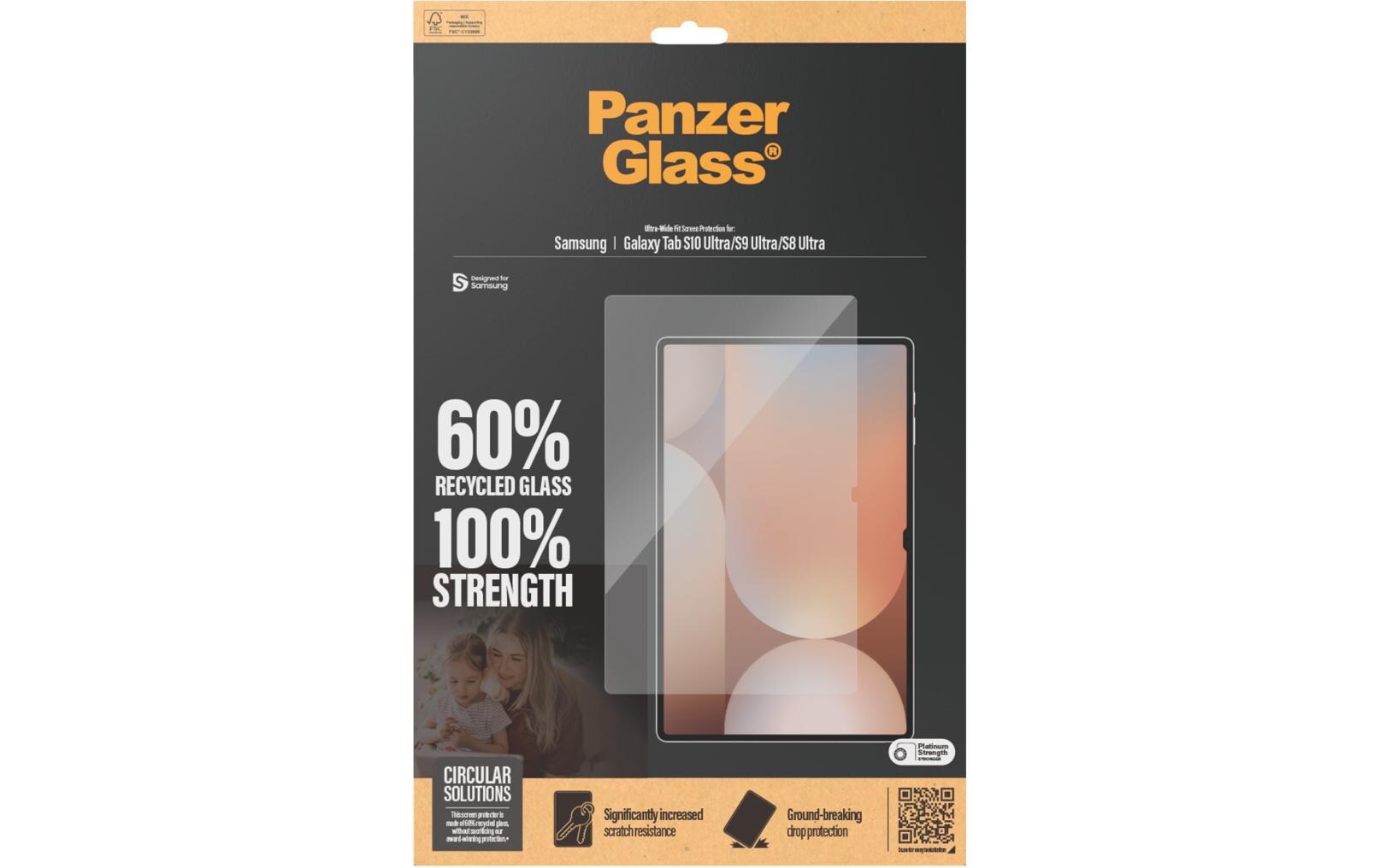 Panzerglass Ultra Wide Fit Galaxy Tab S8 Ultra/S9 Ultra/S10 Ultra Panzerglass Ultra Wide Fit Galaxy Tab S8 Ultra/S9 Ultra/S10 Ultra
