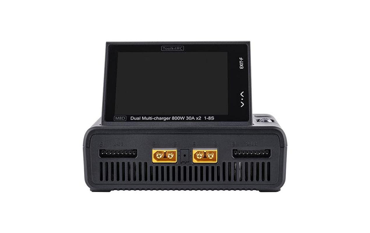 ToolkitRC Dual-Ladegerät M8D 1600W DC, 1-8S
