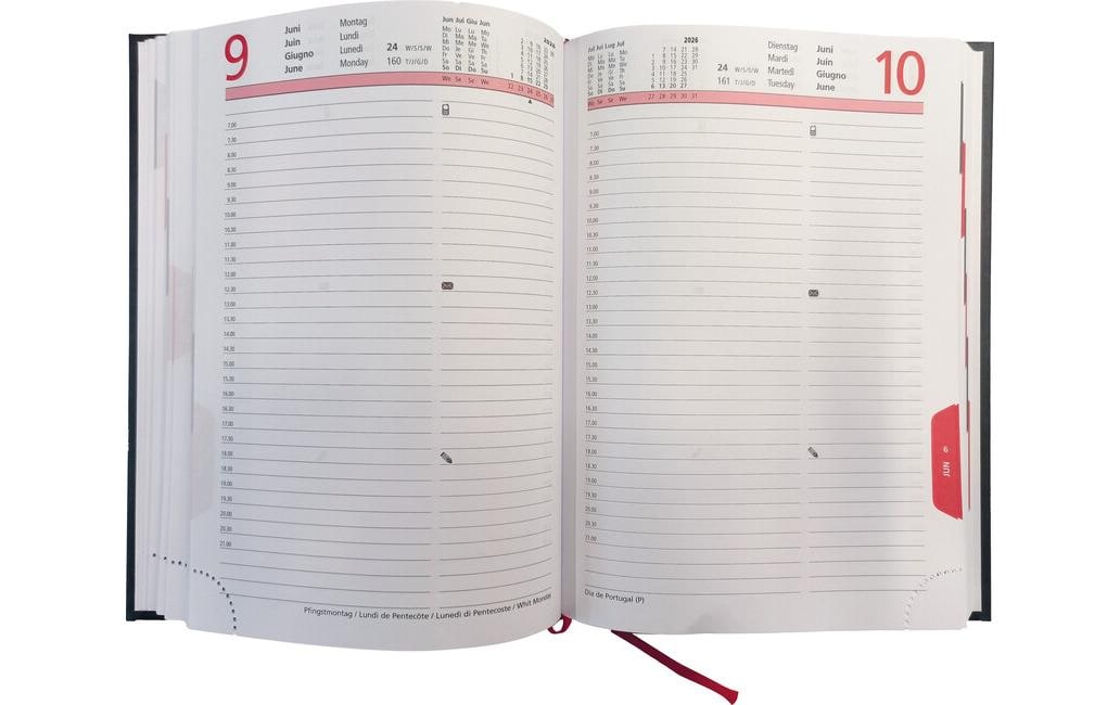 Biella Geschäftsagenda Registra 14.5 x 20.5 cm Biella Geschäftsagenda Registra 14.5 x 20.5 cm