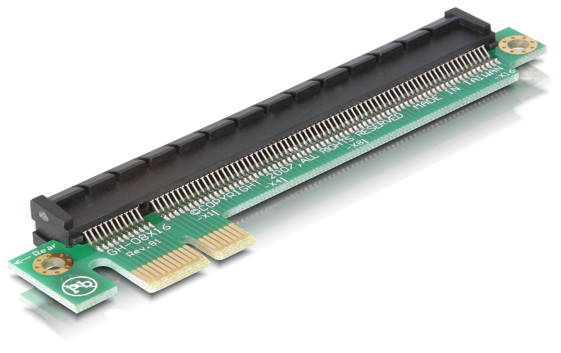 Delock PCI-E Riser Karte x1 auf x16 Verlängerung